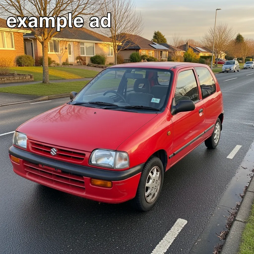 Alto Car For sale (example ad)