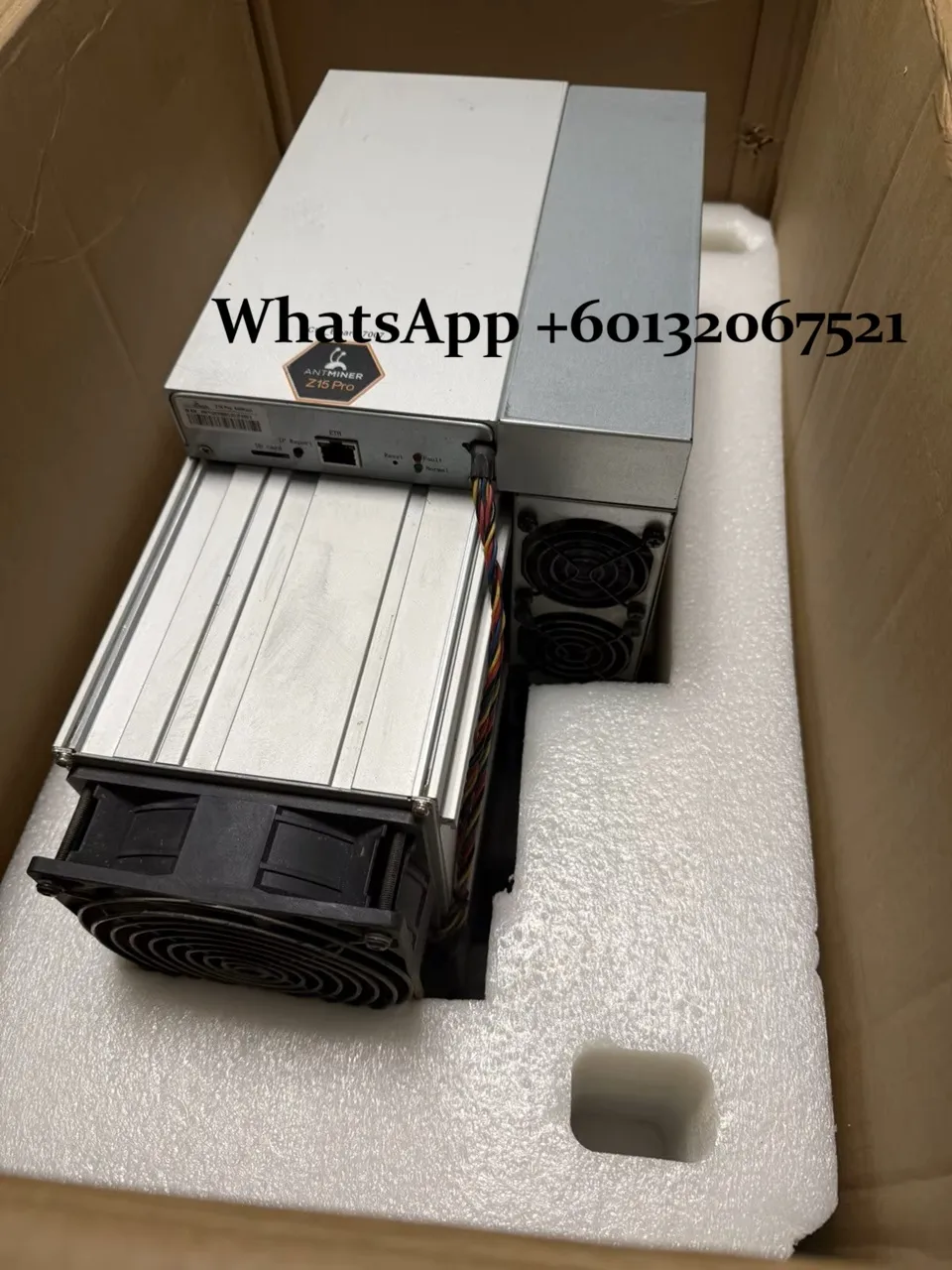 Zcash miner Bitmain Antminer Z15 Pro 840kh/s  ( 2999 usdt )